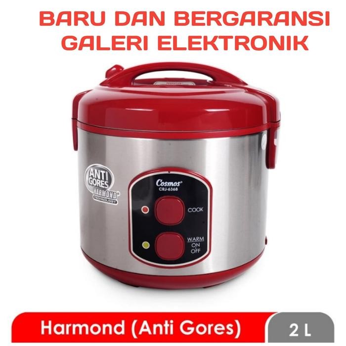 Rice Cooker Cosmos Anti Gores Harmond Crj 6368 Gratisongkir
