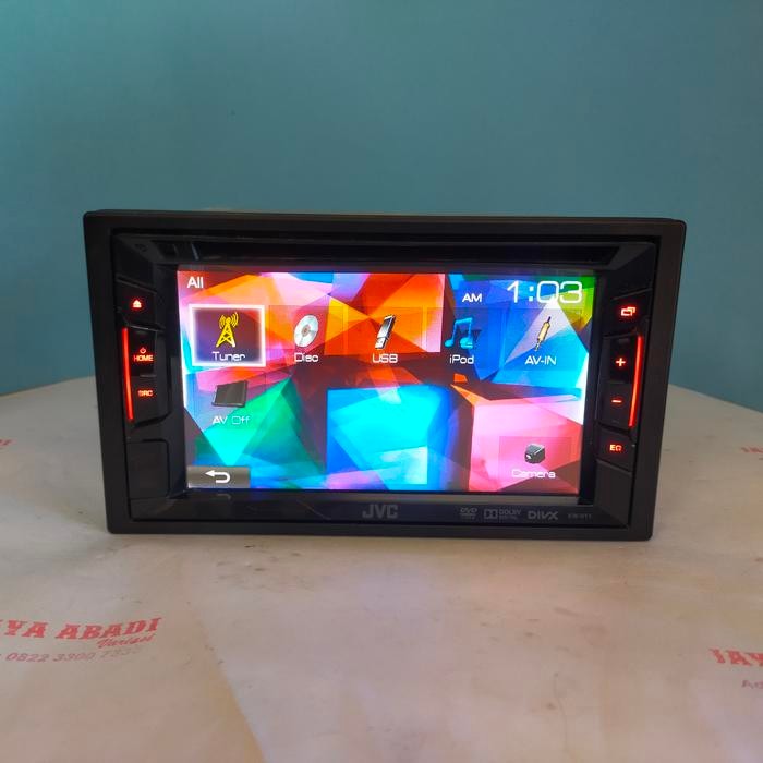 New Head Unit Double Din Jvc Kw-V11 Built-In Time Aligment Original