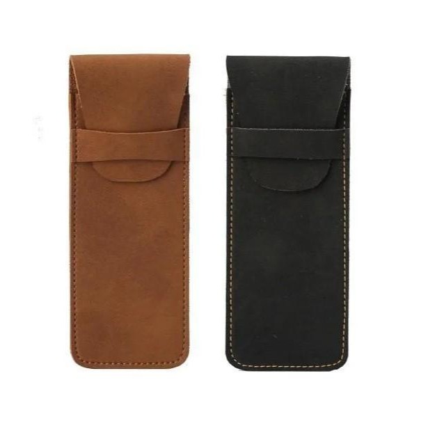 

SARUNG TEMPAT PENSIL PULPEN DARI KULIT ASLI HANDMADE - HOLDER CASE PENA LEATHER ORIGINAL . best