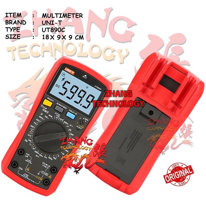 Gercep Uni-T Ut890C+ Ut 890C+ 890C Digital Multimeters Multitester