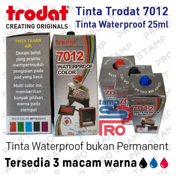 

Tinta Stempel Trodat Waterproof 7012 / 25ml best seller