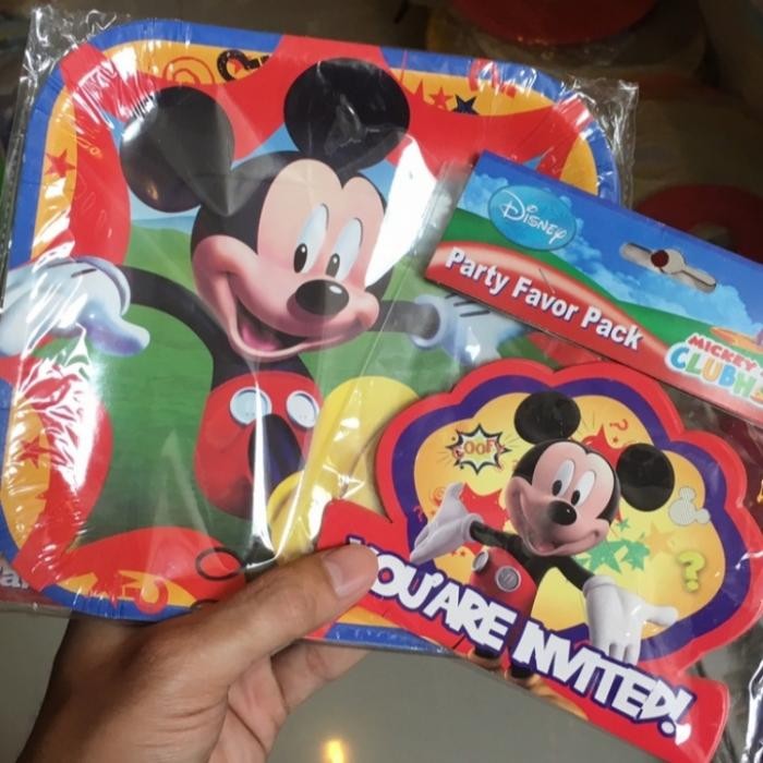 

Set Perlengkapan Pesta Ulang Tahun - Karakter Mickey Mouse