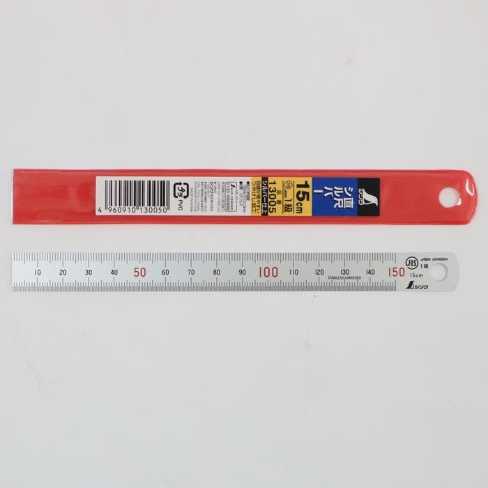 

Penggaris stainless steel SHINWA Steel Ruler, 15 cm 13005