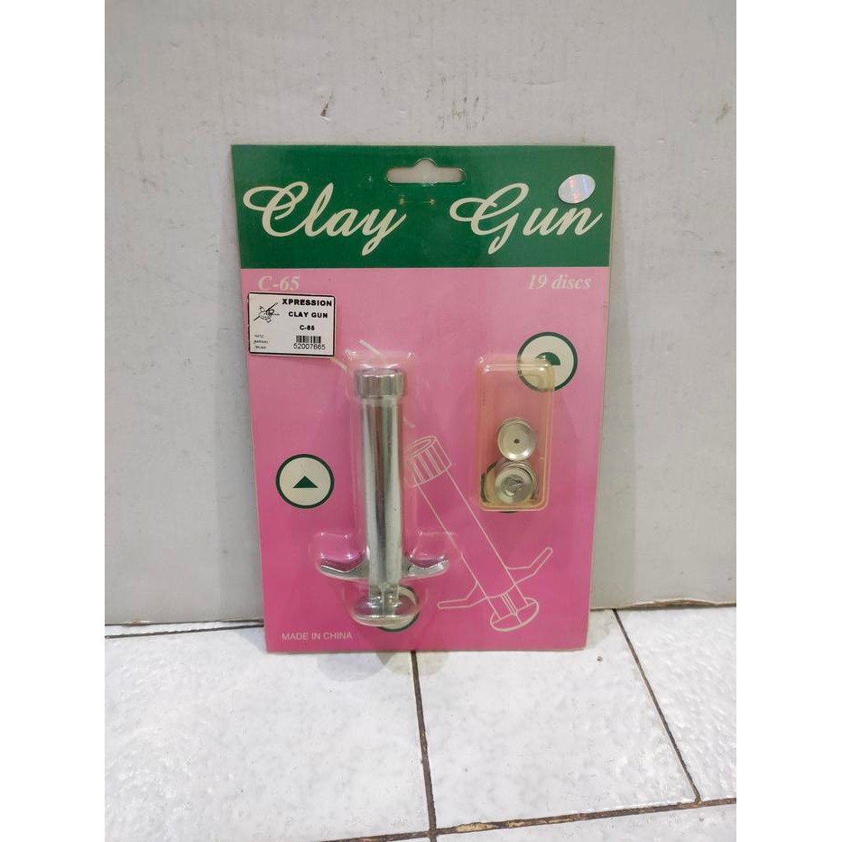 Clay Gun Cutter Extruder Set Craft Fondant Gumpaste