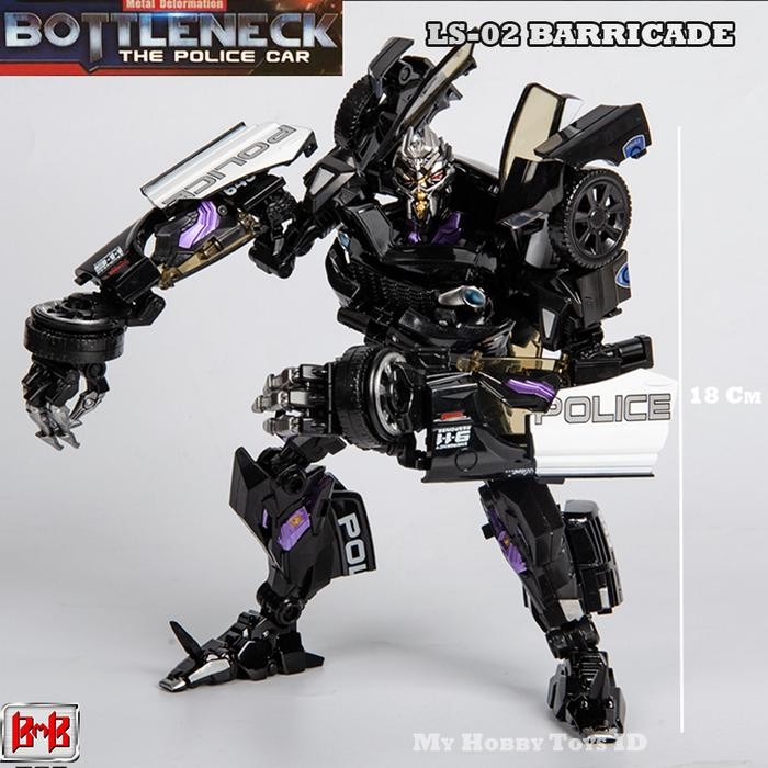 Action Figure Transformers BMB LS-02 BARRICADE Bottleneck Mobil Polisi