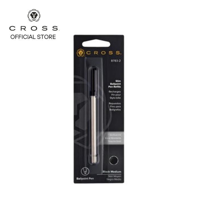 

CROSS REFILL Slim Medium Black Ball-Point Refill-1 per card CR-8783-2