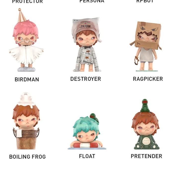 POP MART Hirono Little Mischief Selected Robot Pretender Float Birdman Boiling Frog Destroyer Secret