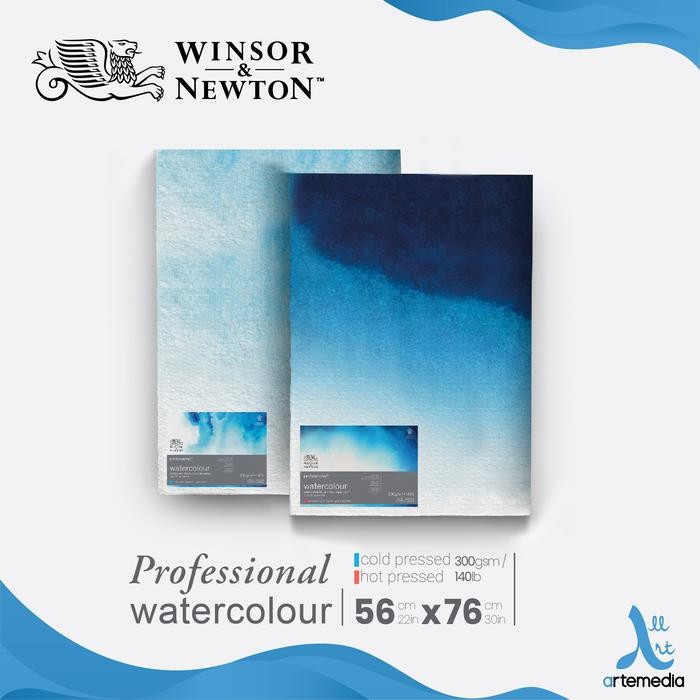 

Kertas Cat Air Winsor & Newton Professional 56x76cm Watercolor Paper