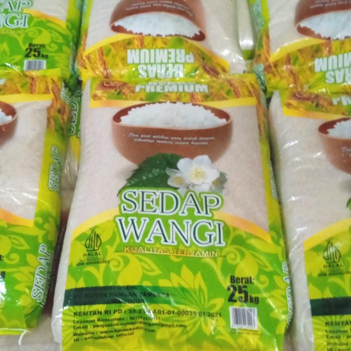 

Beras sedap wangi 25kg pulen enak