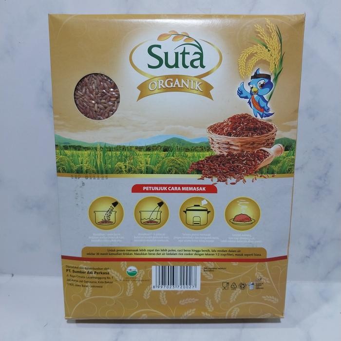 

beras merah organik / suta / organic rice (2kg)