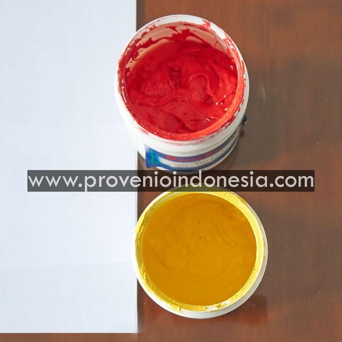 

Tinta Sablon Kaos Plastisol 500gr - Warna Merah/Biru/Kuning