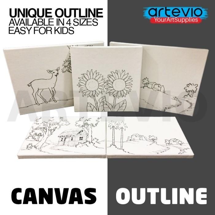

Kanvas Lukis Outline Uk.30x20