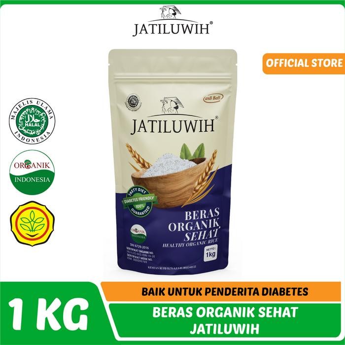 

Beras Diabetes Organik Jatiluwih 1kg / Beras Sehat Organik Jatiluwih