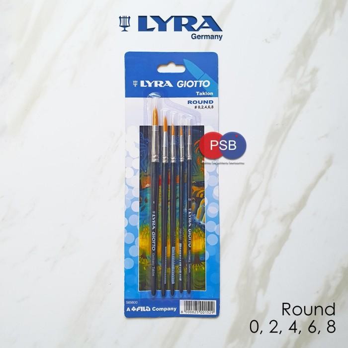 

Kuas Lukis Lyra Giotto Set Round / Lyra Brush Set / Kuas Lukis Lancip