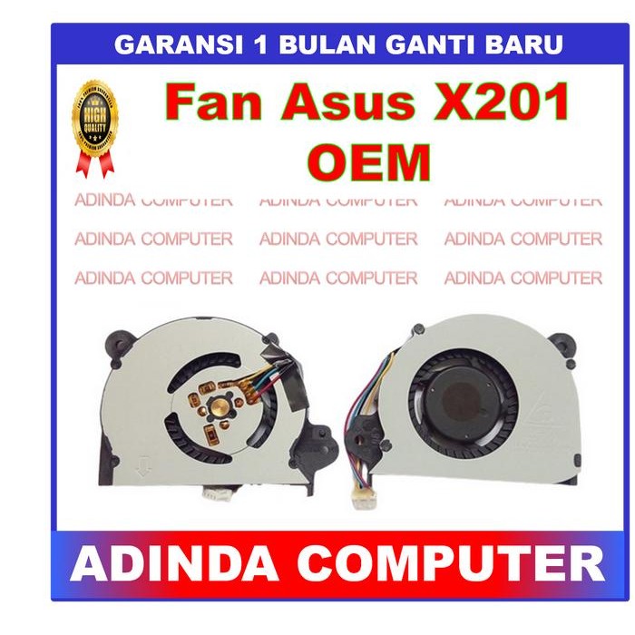 Fan Laptop Asus X201 X201E X202E S200E Q200E X201Ev X201E X202Ev