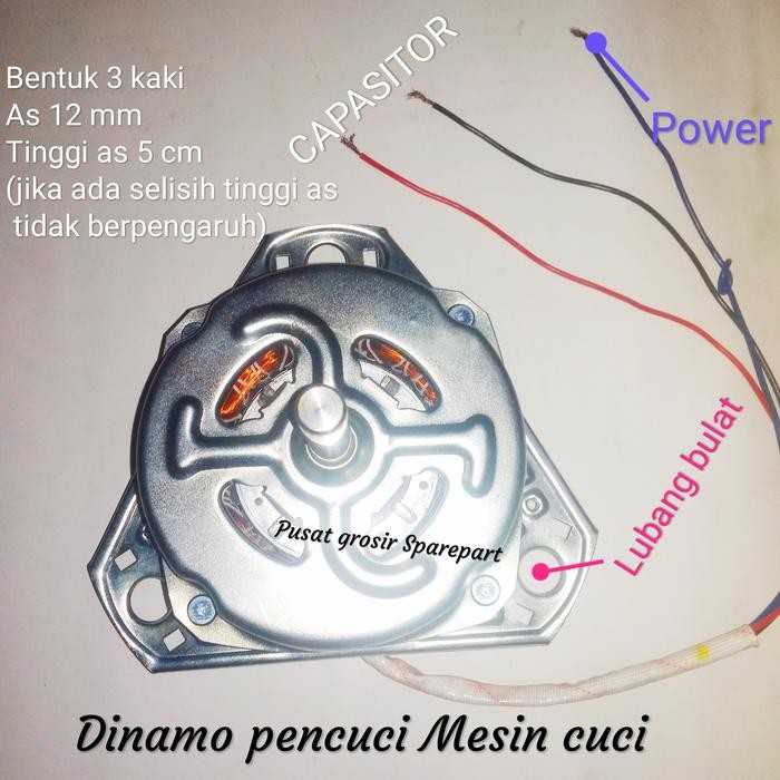 DINAMO PENCUCI MESIN CUCI SANYO 2 TABUNG