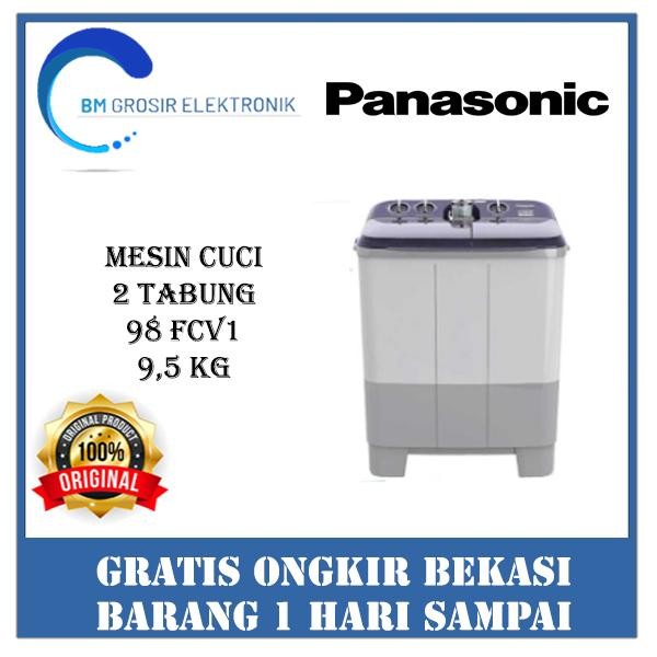 PANASONIC MESIN CUCI 2 TABUNG NAW 98FCV1 9,5 KG
