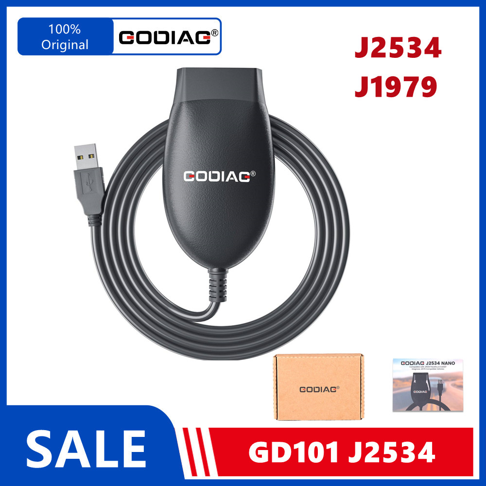 IMPORT GODIAG GD101 J2534 Compatible with J2534 Passthru & ELM327 Diagnose J1979 Compatible Vehicles