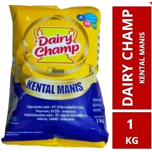 

DAIRY CHAMP 1000gr Susu Krimer Kental Manis Susu DAIRY CHAMP bantal 1000gr krimer kental manis