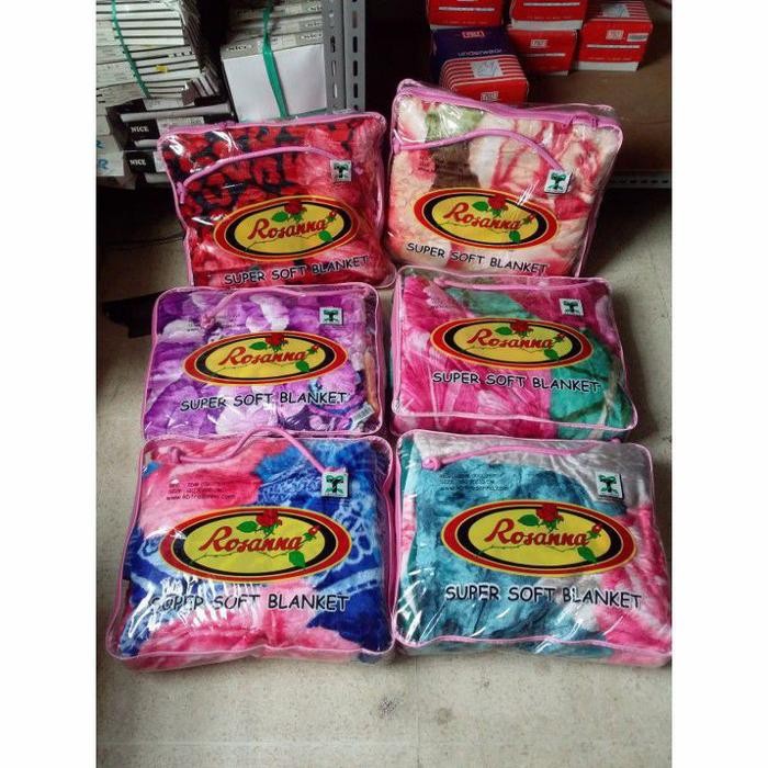 Selimut Rosanna Rosana 180 x 210 cm_slimut motif_selimut jumbo.