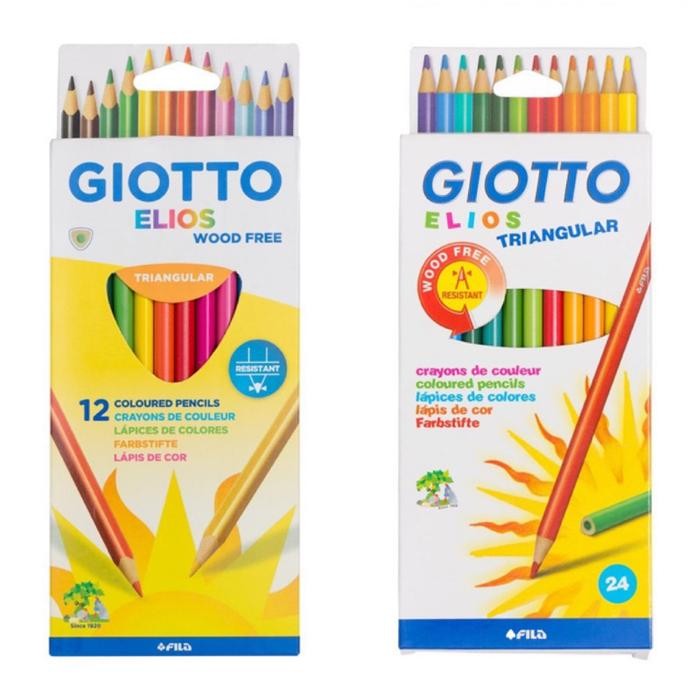

Pensil Warna Giotto Elios Triangular Cardboard 12 Warna 24 Warna