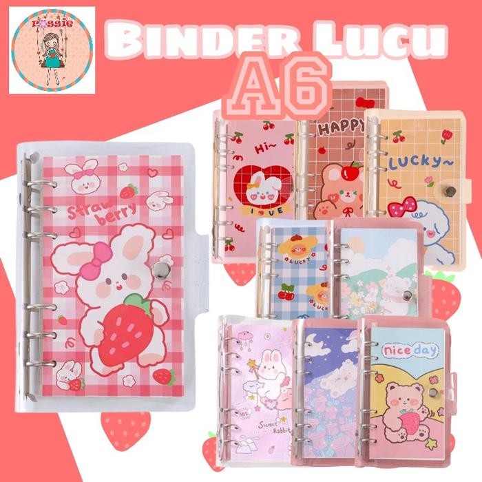 

Buku Binder Notebook Aesthetic Colourfull/Buku Binder Buku Tulis Kertas Kotak/Refil Binder/Daily