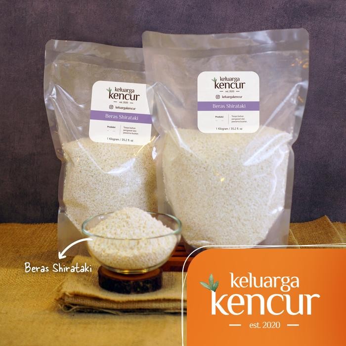 

Glx Shirataki Rice / Beras Konnyaku / Beras Diet Keluarga Kencur 1kg