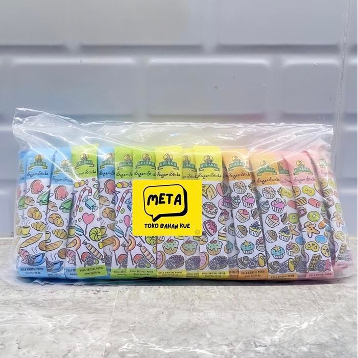 

FyZ GULAKU STIK 125 PCS X 8 GR / GULA SACHET / GULAKU STICK / GULAKU