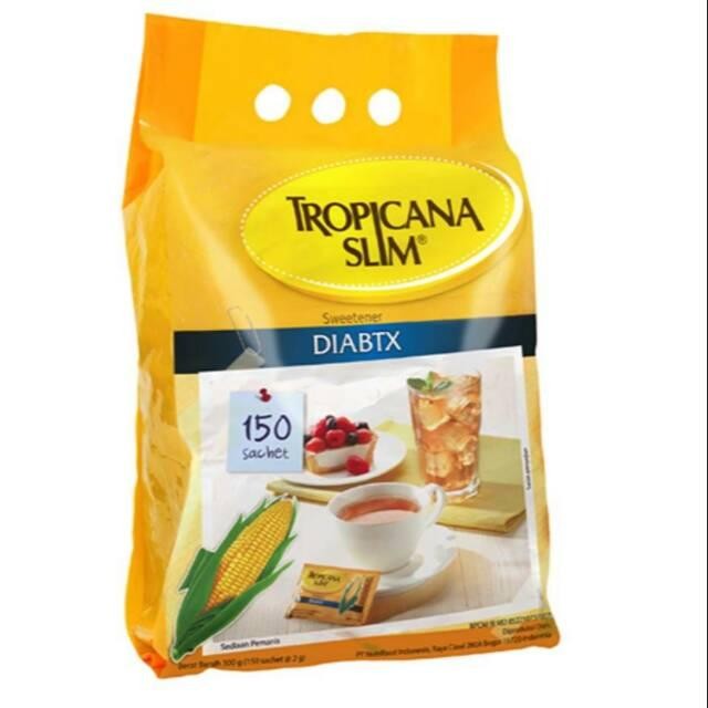 

FyZ Gula pemanis halus bubuk Tropicana Slim Tropicanaslim Diabtx untuk diabetes (150 sachet)