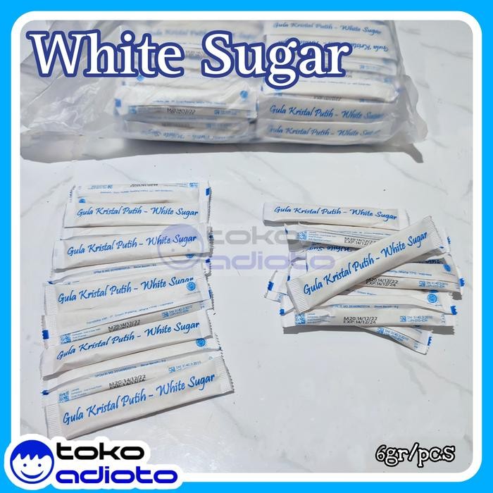 

FyZ Gula Sachet Kotak 250pcs 6gr / Gula Putih Kristal / Gula Pasir Hotel