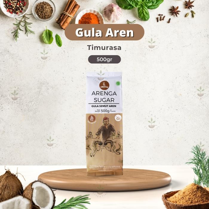 

FyZ Timurasa Crystal Arenga Sugar 500gr - Timurasa Gula Aren Bubuk 500gr