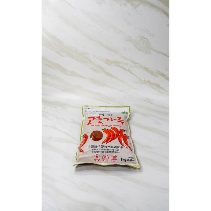 

Glx Gochugaru Kasar Korea Hae Cham Red Pepper Chilli Powder Cabe Bubuk 1kg