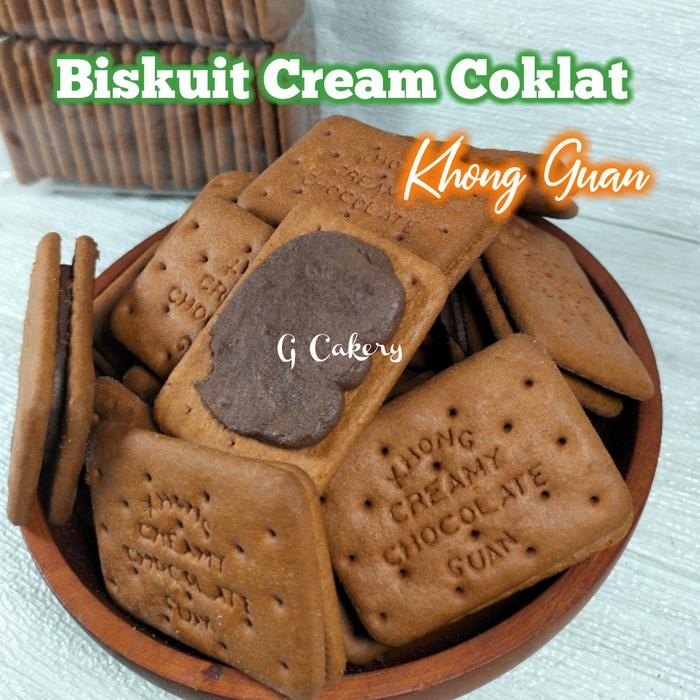 

Ger BISKUIT BISCUIT CREAM COKELAT KHONG GUAN TERLARIS - 250 GRAM