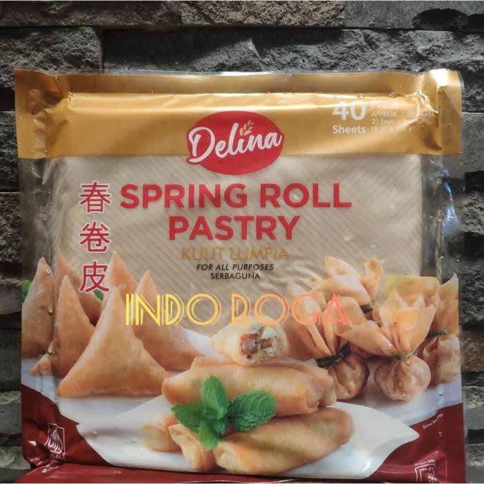 

Ger delina kulit lumpia frozen / spring roll pastry skin delina