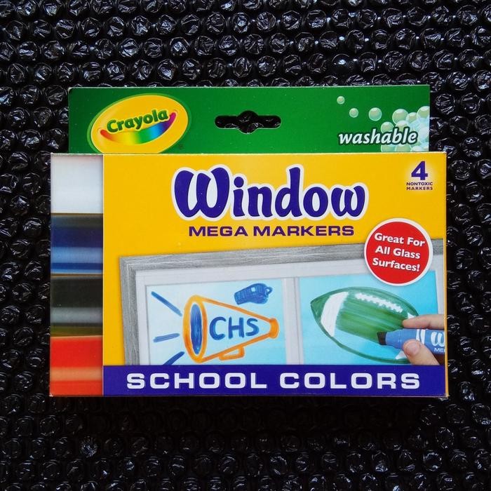 

Crayola Washable Window Mega 4-Color Marker (58-8171) Gratisongkir