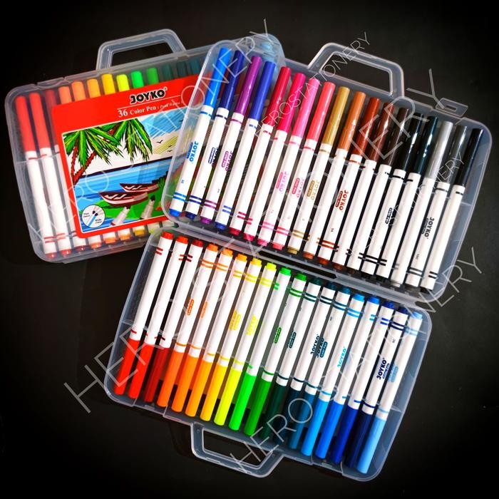 

Pen Warna Color Pen Joyko Set 36 Warna Clp-17 Gratisongkir