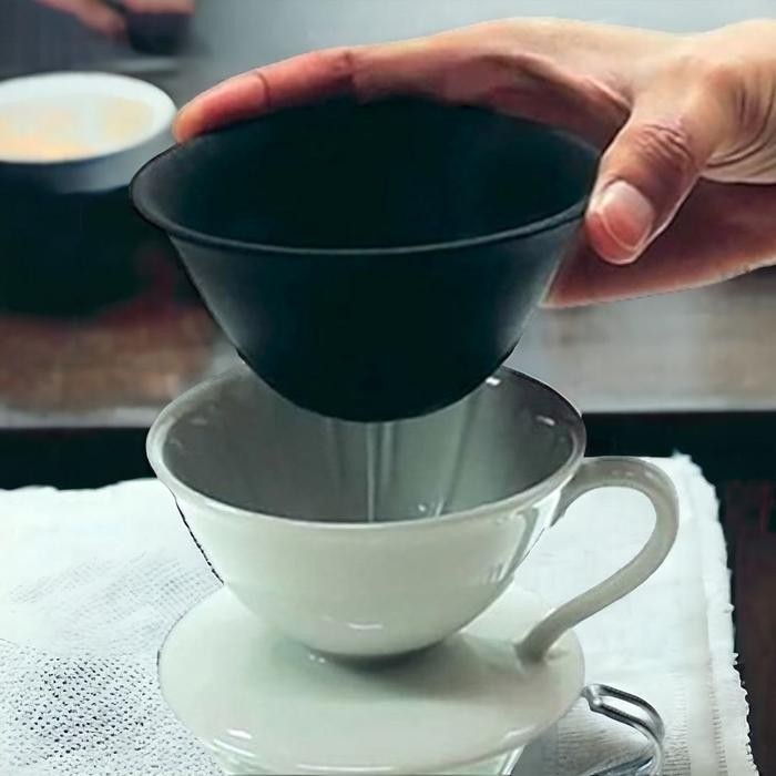 Kedai Asmara Dripper Filter Ceramic Kyuemon 60 Micron Tanpa Kertas - Kopi Teh