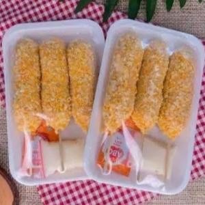 

Ger Corndog sosis mozarella uk.reguler frozen paket hemat isi 3