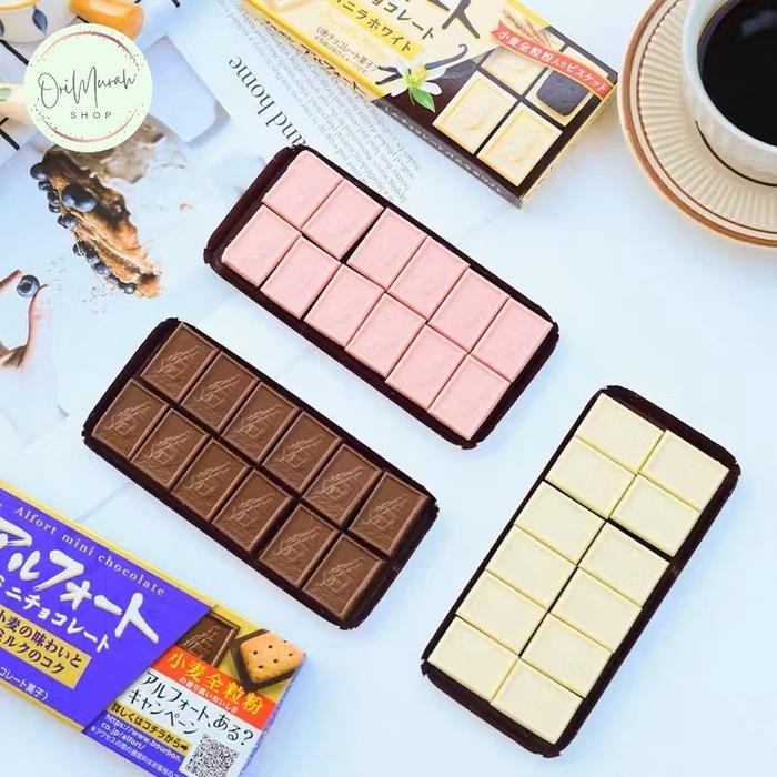 

Ger Bourbon Alfort Mini Chocolate Japan Coklat Biskuit Bitter Strawberry Vanilla White Rich Milk