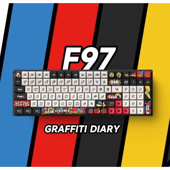 IQUNIX F97 Graffiti Diary Wireless Meanical Keyboard