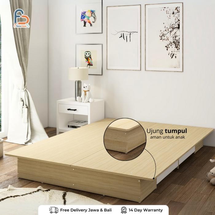 Furnicrush Alas Tempat Tidur / Divan / Dipan 140 / Dipan laci / CAMILLE BED 214