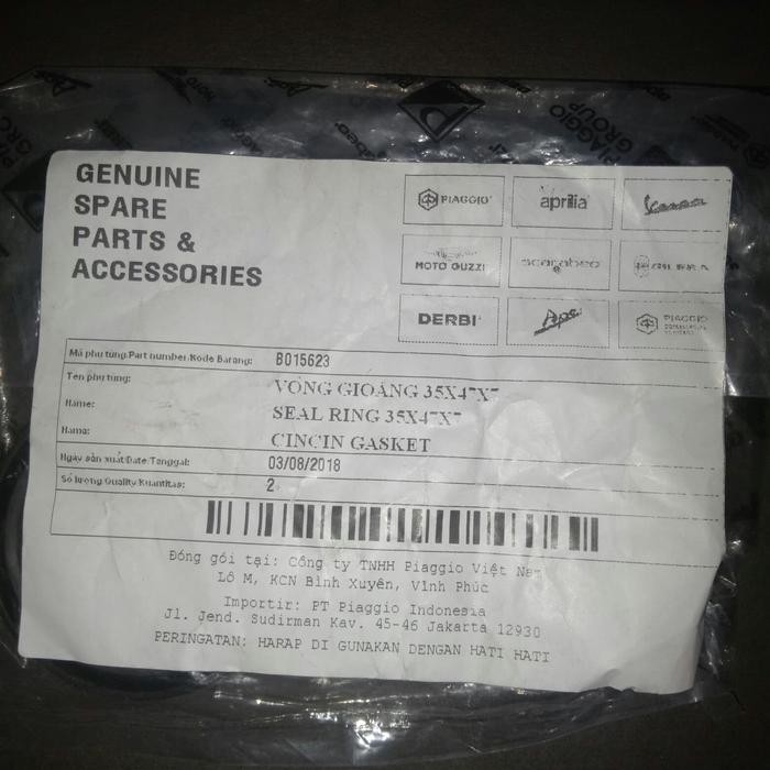 TERBARU SEAL AS RODA BELAKANG VESPA MATIC