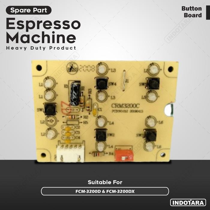Button Board For Ferratti Ferro FCM-3200D & FCM-3200DX