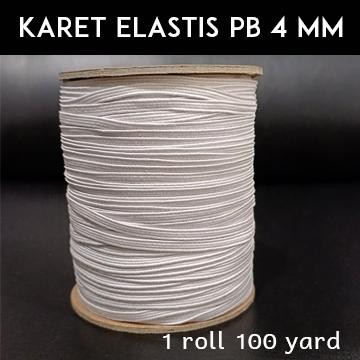 

KARET ELASTIS PB PUTIH 4MM KODE 62