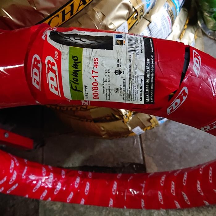 Baru Ban Fdr Flemmo 90/80 Ring 17 Ban Motor Bebek Supra Satria Promo
