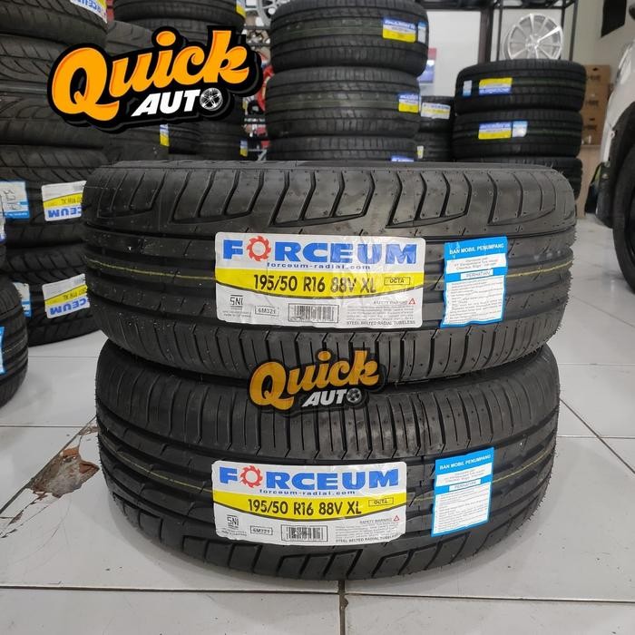 Ban Mobil Baru Ring16 Ban Tubeles Merk Forceum 195 50 Ring 16 Diskon