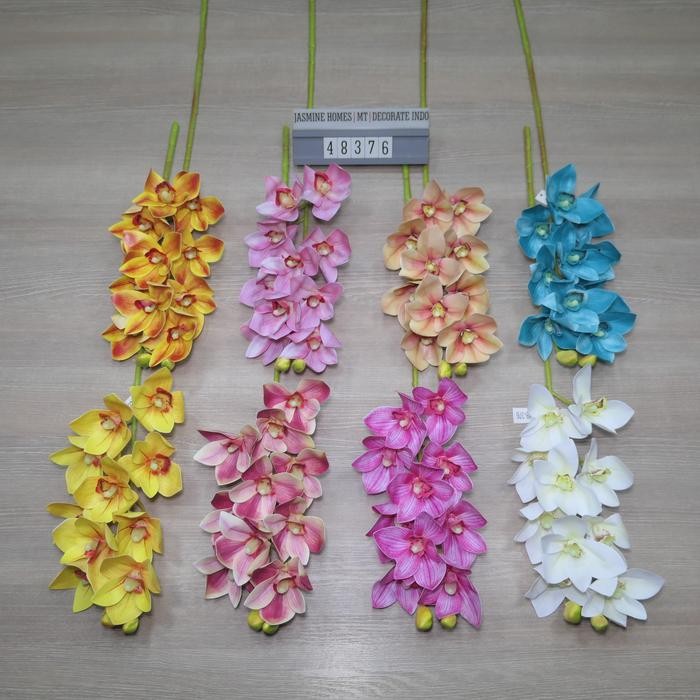 Anggrek Cymbidium Latex 10Kuntum Latek 48376