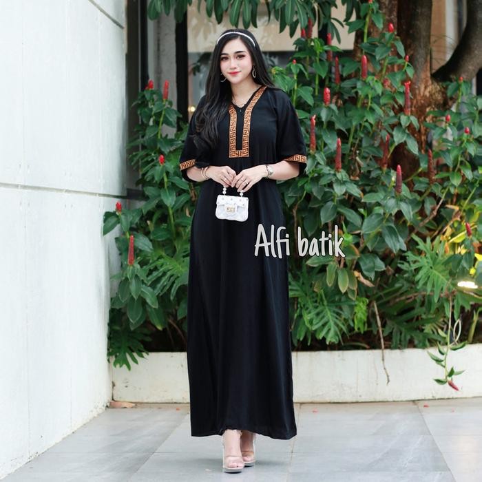 [PROMO] DASTER ARAB ASMARA I DASTER KEKINIAN Polos Nyaman SEO 2025 Motif Rayon Renda Busui Bumil