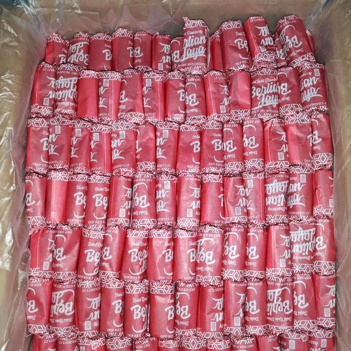 

Dodol garut batik strawberry manis kemasan 1kg-500g enak khas garut Cemilan
