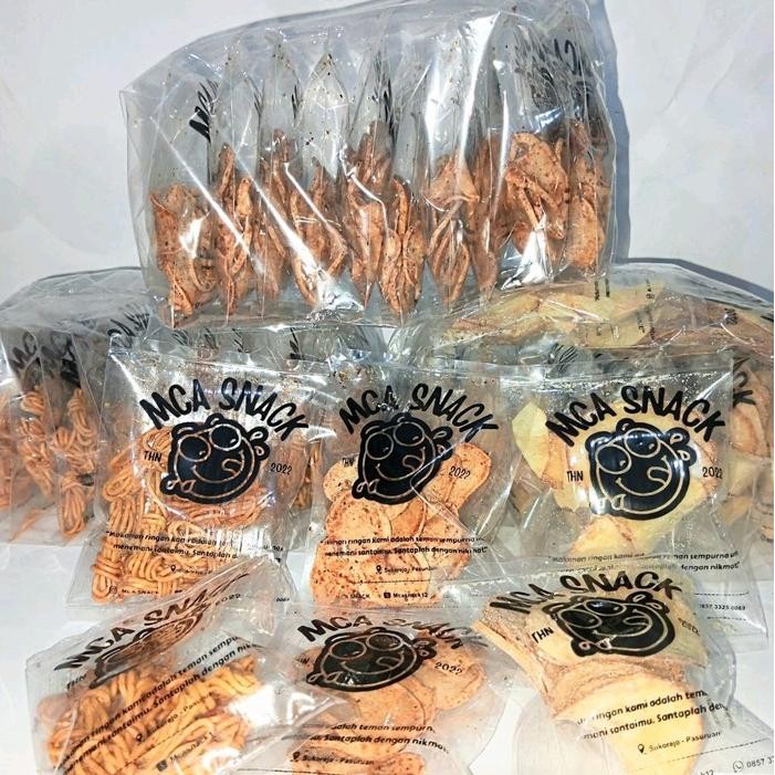 

ANEKA CEMILAN KEKINIAN, KEMASAN 1 PACK ISI 10 BUNGKUS ( PAKET RESELLER)